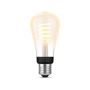 Philips Hue edisonpære Filament White Ambiance ST64 E27 7W