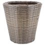 Krukke polyrattan brun Ø40 cm