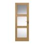 Swedoor glasdør Easy Nature GW3 eg 725x2040 mm