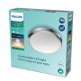 Philips plafond Doris CL257 krom 17W LED 2700 K IP44 Ø31 cm