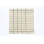 Mosaik Uni Stick porcelæn beige blank 29,8 x 29,8 cm