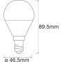 Ledvance LED-pære Smart+ WiFi RGBW E14 5W 2700-6500K 3-pak