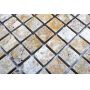 Mosaik Antik S travertin gylden 30,5 x 30,5 cm