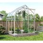 Vitavia drivhus Orion 3,8 m² alu 3 mm delt glas 