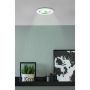 Eglo LED-indbygningsspot Saliceto-Z hvid kipbar RGB+TW 88 mm