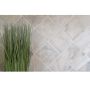 Mosaik Ibiza hvid marmor 10 x 10 cm 0,47 m²