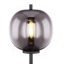 Globo bordlampe Blacky sort/røg E14 40 W 45 cm