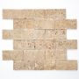 Mosaik Splitface natursten 3D brun 30,5 x 29,0 cm