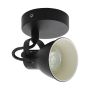 Eglo spotlampe Seras sort 3,3 W GU10 Ø10 cm