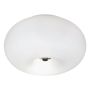 Eglo loftlampe Optica hvid/glas E27 60 W Ø28 cm