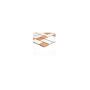 Mosaik Combi mat hvid/beige/orange mix 32 x 31,5 cm