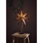 Markslöjd bordlampe glitter papirstjerne E14 Ø45 cm