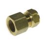 Kompressionsmuffe med rørgevind 18 mm 3/4"