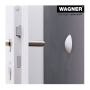 Wagner dørstopper t/væg hvid Ø60 mm 