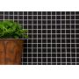Mosaik Uni mat sort 29,8 x 29,8 cm