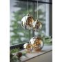 Veli Line LED-glaskuglesæt pendel røgfarvet Ø15 cm