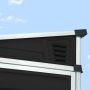 Palram redskabsrum Skylight Pent 2,1m2 midnatsgrå
