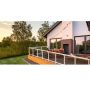 Palmako facadehegn Siri hvid 554x890 mm m/glas