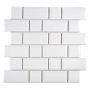 Mosaik Metro Uni Mix hvid 29,4 x 29,1 cm