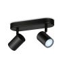 Wiz LED-spotlampe Imageo 2xGU10 2x4,9 W sort