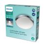 Philips plafond Doris CL257 krom 17W LED 4000 K IP44 Ø31 cm