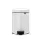 Brabantia pedalspand Newicon 5 l hvid