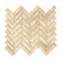 Mosaik sildeben keramik beige marmor-look 27x21,8 cm