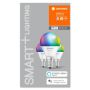 Ledvance LED-pære Smart+ WiFi RGBW E14 5W 2700-6500K 3-pak