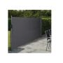 Hortus udtrækssejl antracitgrå 140 x 300 cm 