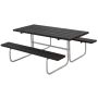 Plus bord-/bænkesæt Classic sort 177x155x73 cm