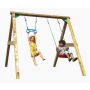 Jungle Gym gyngestativ Swing trykimprægneret træ 240x240x221 cm