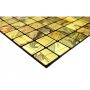 Mosaik Map selvklæbende metal guld 29 x 29 cm