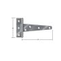 Vormann T-hængsel galvaniseret rustfri stål 146x68 mm