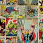 Tapet Marvel comic strip - Marvel