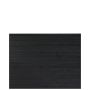 Plus profilhegn Plank sort 174x129 cm inkl. topafslutning