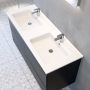 Camargue dobbeltvask Svanholm Lensvik blank hvid 121x46,5 cm