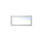 Genua topstyret vindue 3-lags glas hvid 588x1188 mm