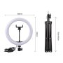 Selfie-gulvlampe ring LED 200 cm inkl. tripod-stativ