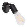 Globo spotlampe Martha sort E27 60 W 9 cm