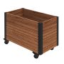 Plus plantekasse Cubic ThermoWood 87x47x65,5 cm inkl. hjul