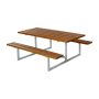 Plus bord-/bænkesæt Basic trykimprægneret fyr  177x160x73/45 cm