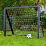 Homegoal fodboldmål Pro Junior sort træ 175x140 cm