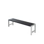 Plus plankebænk sort 176 cm
