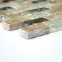 Mosaik glas og natursten beige og brun 30 x 28,5 cm