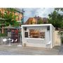 Palmako kiosk Kira ubehandlet 7,7 m²