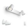 Philips Hue spotskinne Adore White Ambiance 2xGU10 inkl. lysdæmperkontakt