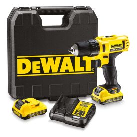 DEWALT Bore-/skruemaskine XR kompakt 12V m/batteri og lader 2x2Ah