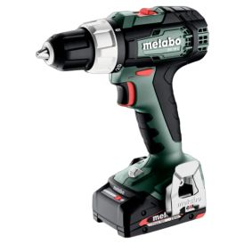 METABO Bore-/skruemaskine BS 18 L 18V m/2 x 2,0 Ah batterier & lader