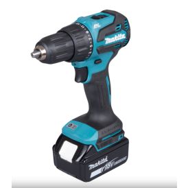 MAKITA Slagboremaskine DHP490SF1J 18V m/batteri & lader