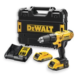 DEWALT Slagboremaskine DCD776D2T-QW m/batteri & lader